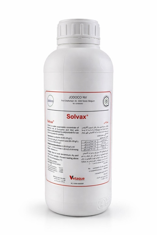 محلول سولوکس ضد عفونی کننده و پاک کننده سیستم آبرسانی مرغداری ایده پرداز طیور